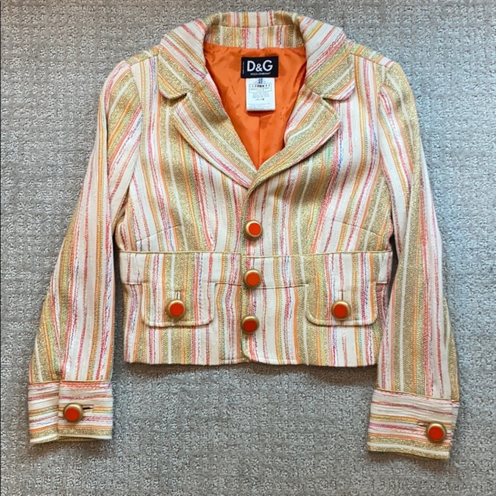 Vintage Dolce and Gabana Cropped Jacket